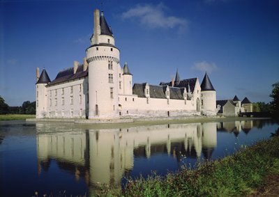 View of the keep and the south and east facades of the Chateau du Plessis-Bourre by French School